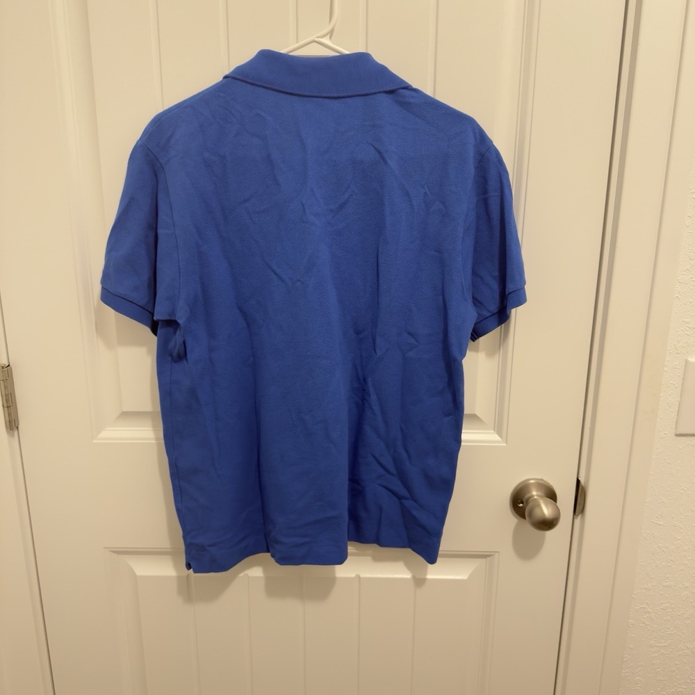Lacoste Women's Classic Bright Blue Polo Size Medium - Picture 2 of 5